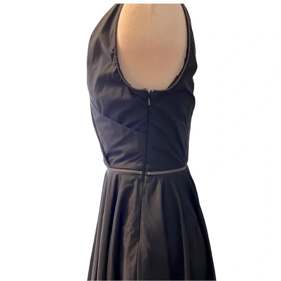 All Saints Spitalfields ‘Caden' Zipper Pleated Midi Dress, size 4 - Picture 12 of 15